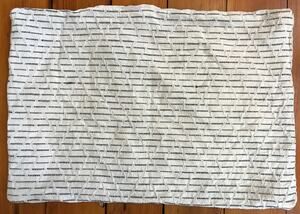 Nate Berkus Target Gray White Farmhouse Striped Rustic Pillowcase Full Queen